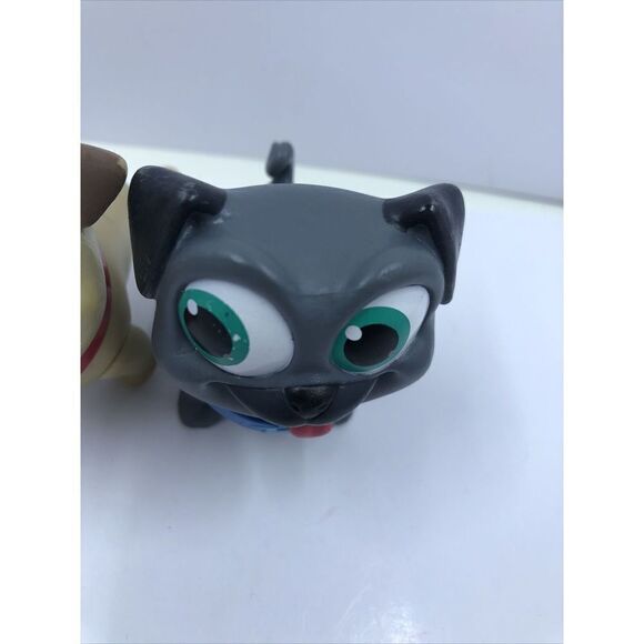 DISNEY PUPPY DOG PALS SURPRISE BINGO ACTION FIGURE SET OF 2 - 2" - Picture 3 of 12